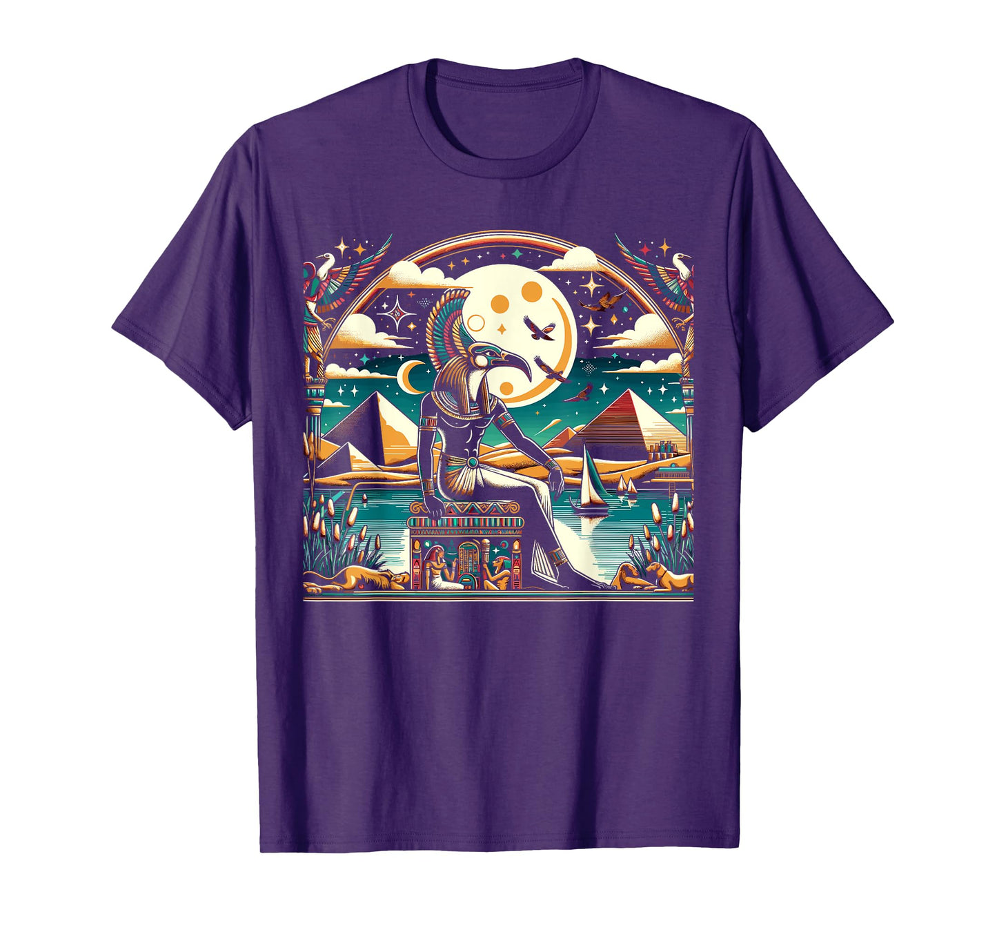 Thoth Egyptian Mythology Diety Ibis Ancient Egypt T-Shirt