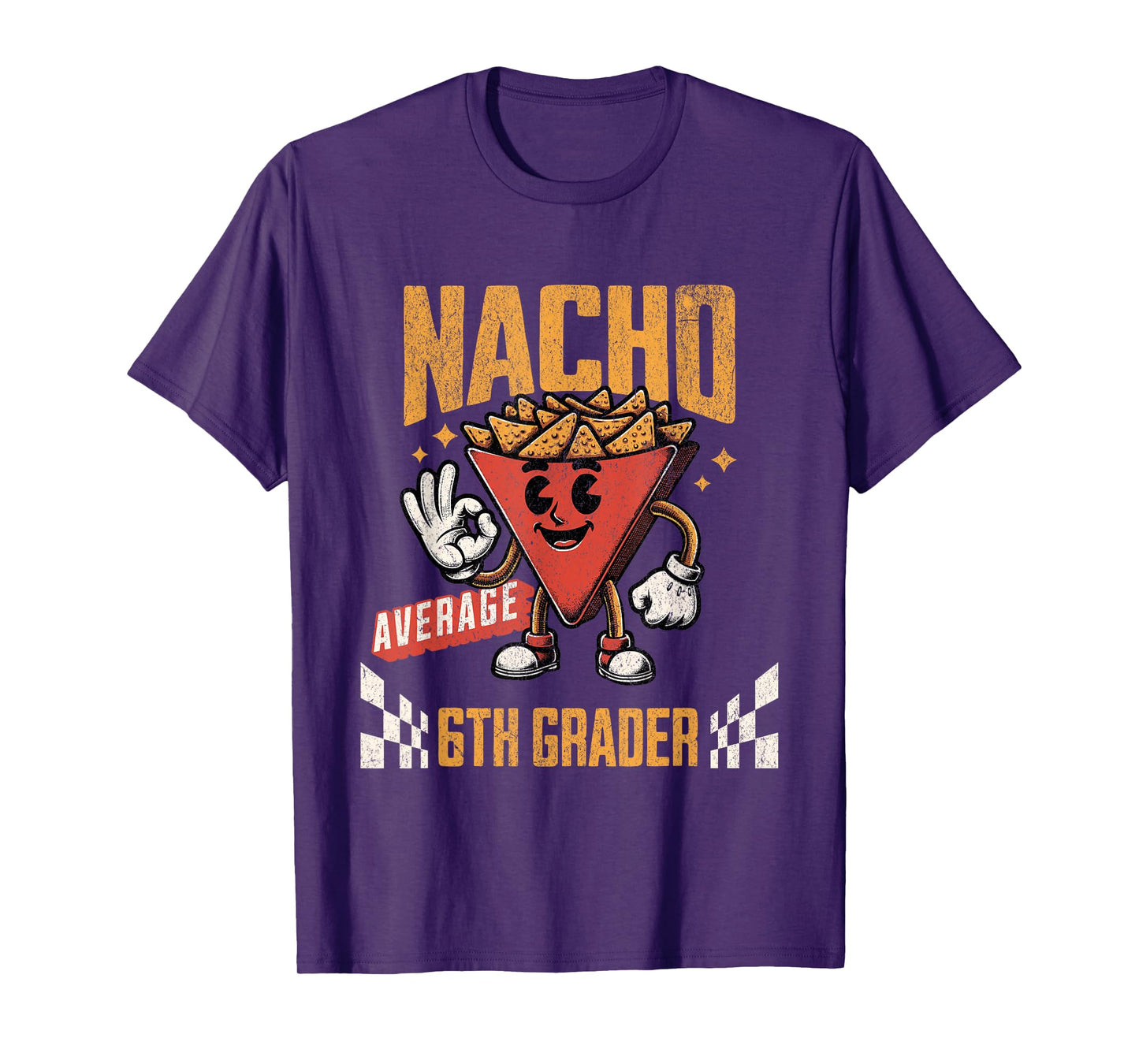 Nacho Average 6th Grader Funny Cinco De Mayo School Joke T-Shirt