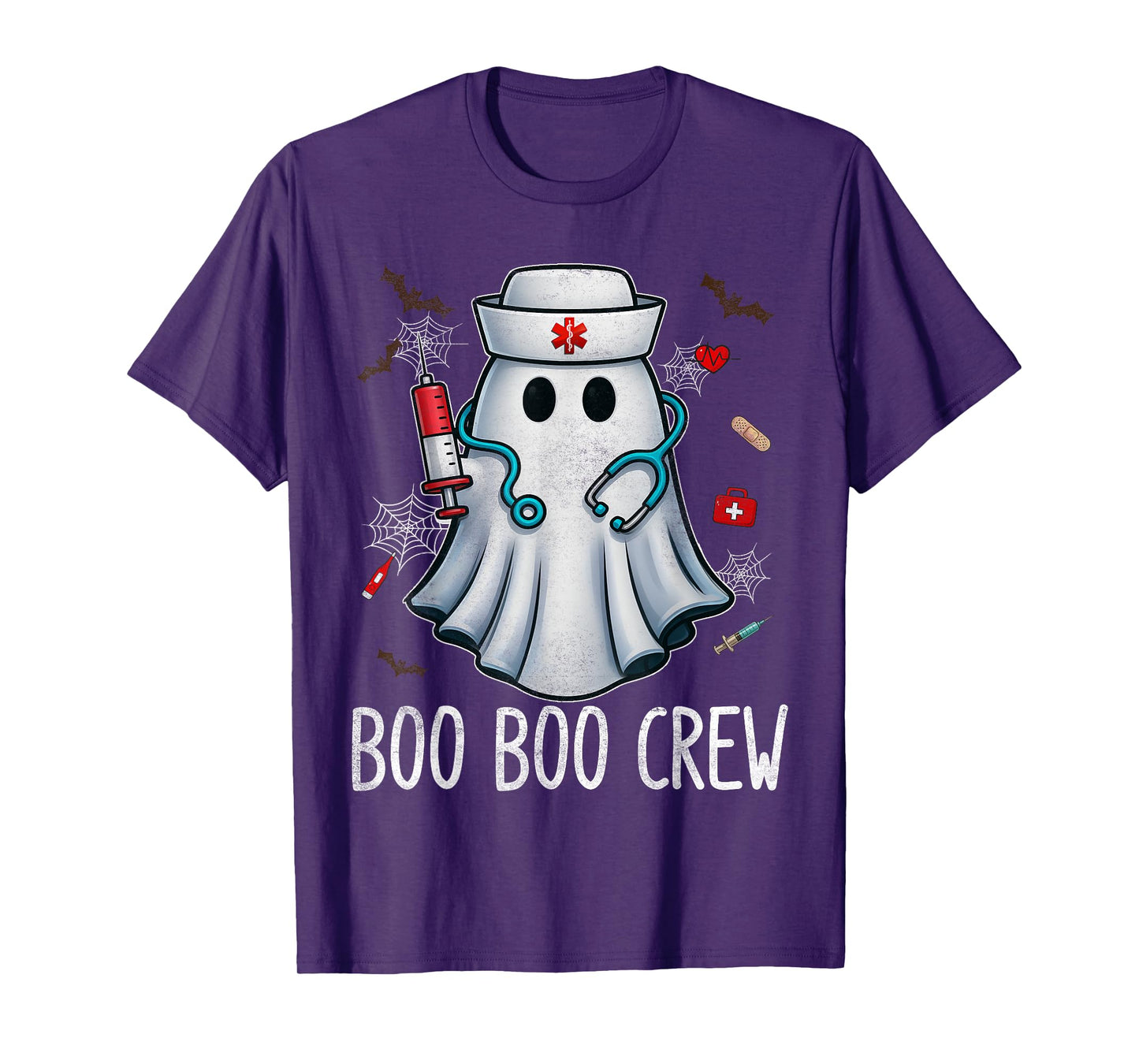 Boo Boo Crew Nurse Nursing Halloween Costumes Men Women T-Shirt