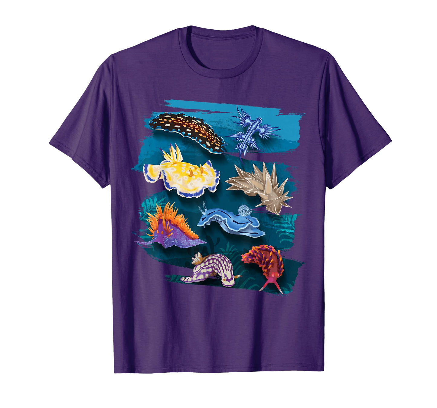 Nudibranch Oceanography Sea Slug Biologist Aquarists T-Shirt