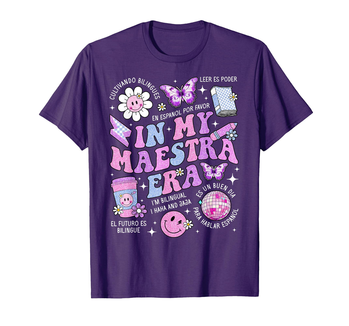 In My Maestra Era Spanish Teacher Life First Day T-Shirt for Men Women