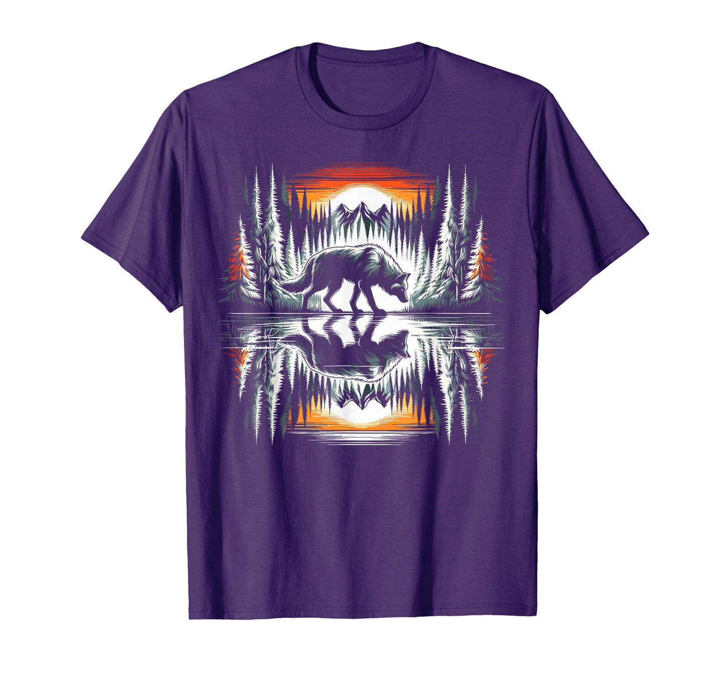 Wolf Forest Nature Wildlife T-Shirt
