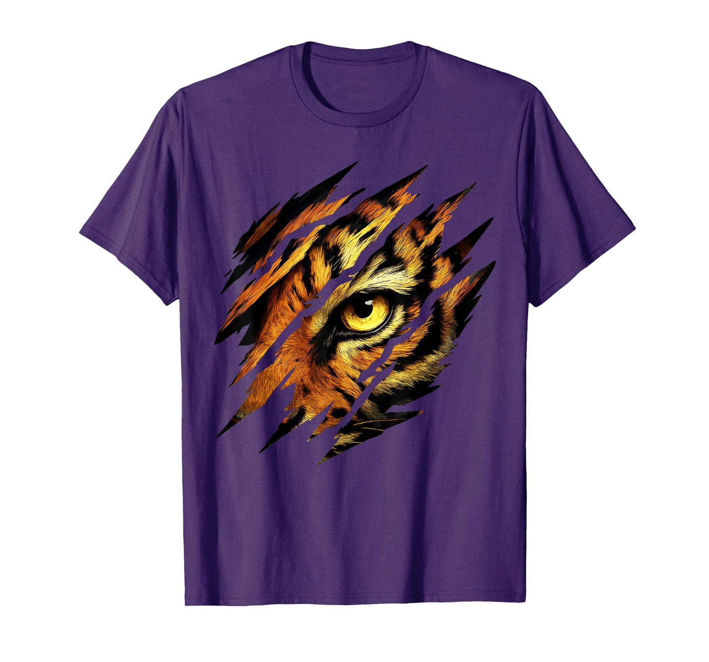 Fearless Tiger Eye Safari Zoo Wildlife Animal Zookeeper T-Shirt