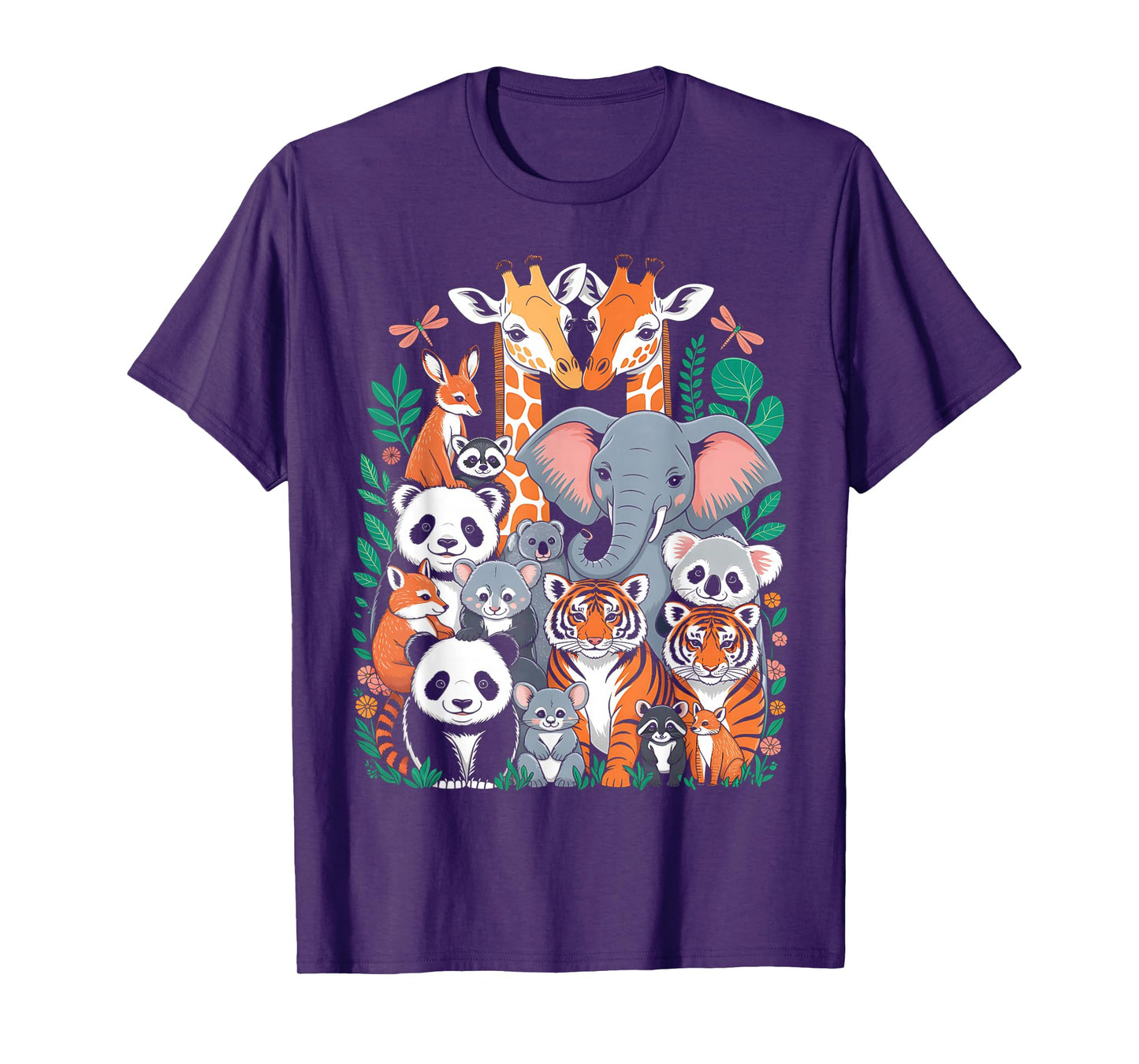 Zoo Animals Wildlife Birthday Party Animal Safari Jungle T-Shirt