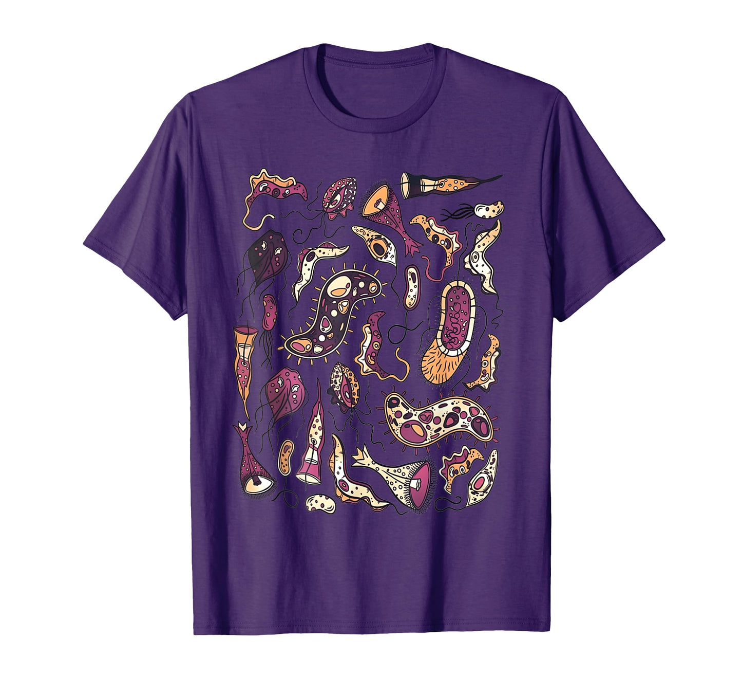 Microbiology Biology Science Bacteriophage Bacteria Anatomy T-Shirt