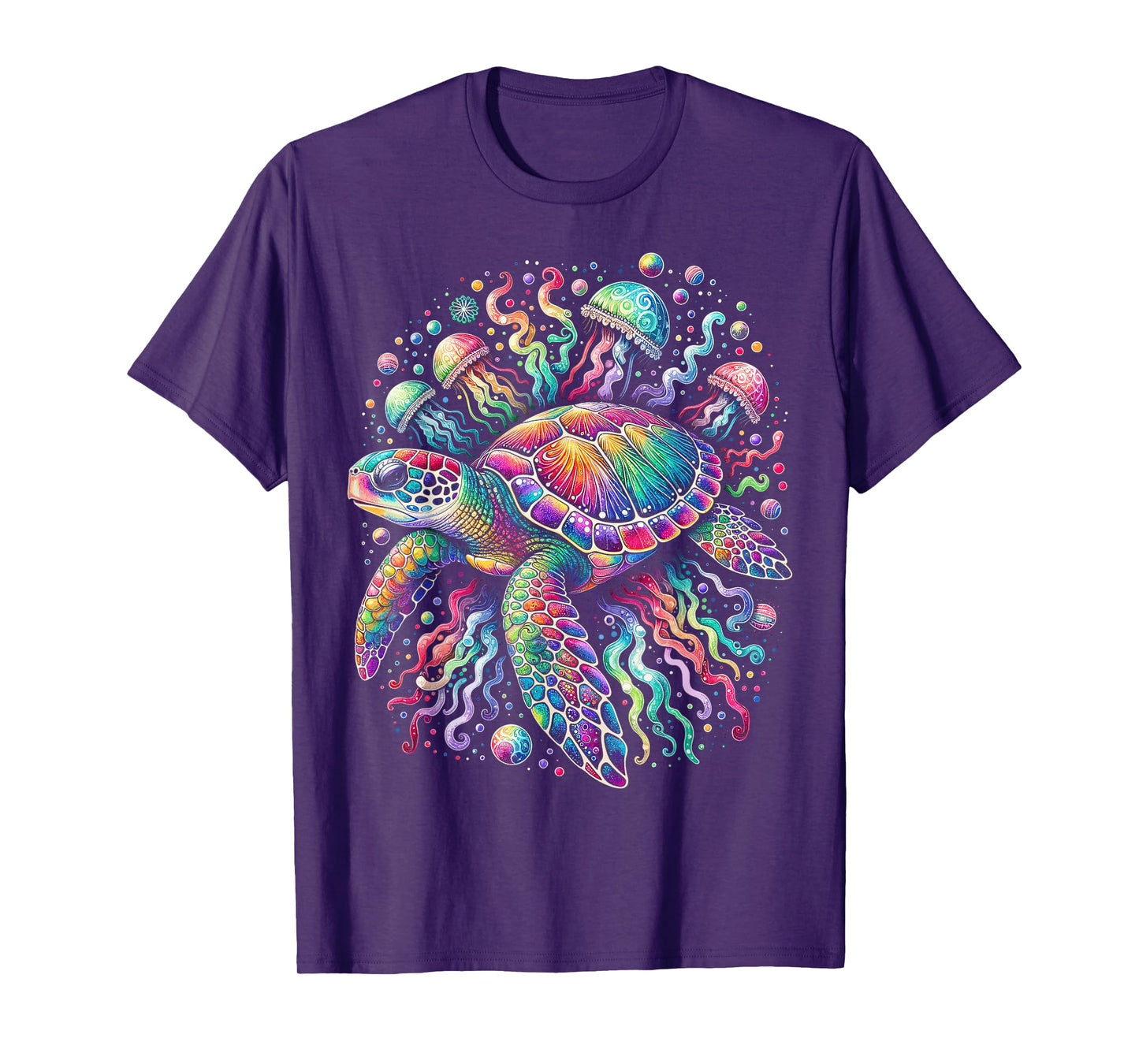 Sea Turtle Beach Lover Ocean Animal Graphic Novelty Womens T-Shirt
