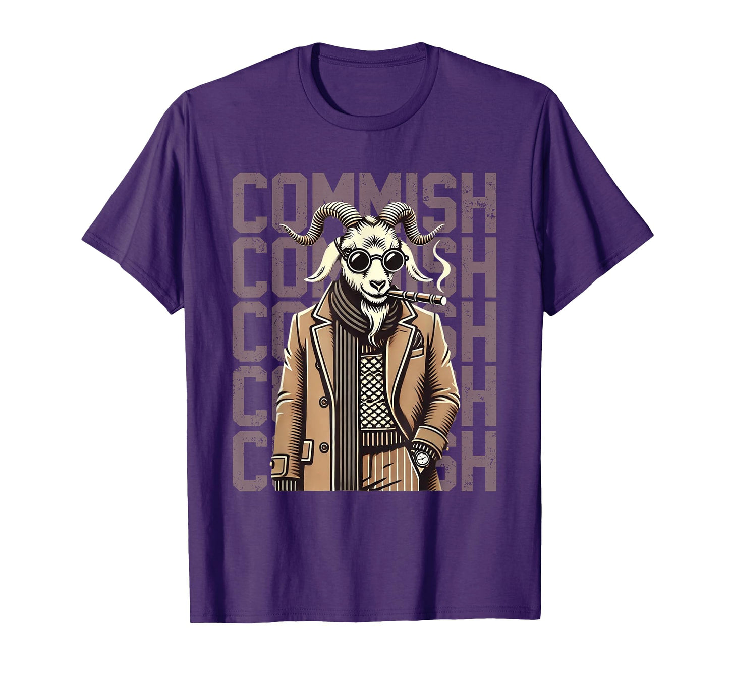 Fantasy Football Commissioner Funny Draft Goat Commish T-Shirt