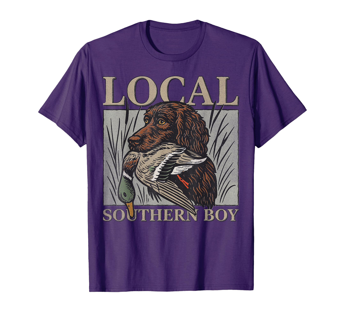 Boykin Spaniel Duck Hunt Season Local Southern Boy Outdoor T-Shirt