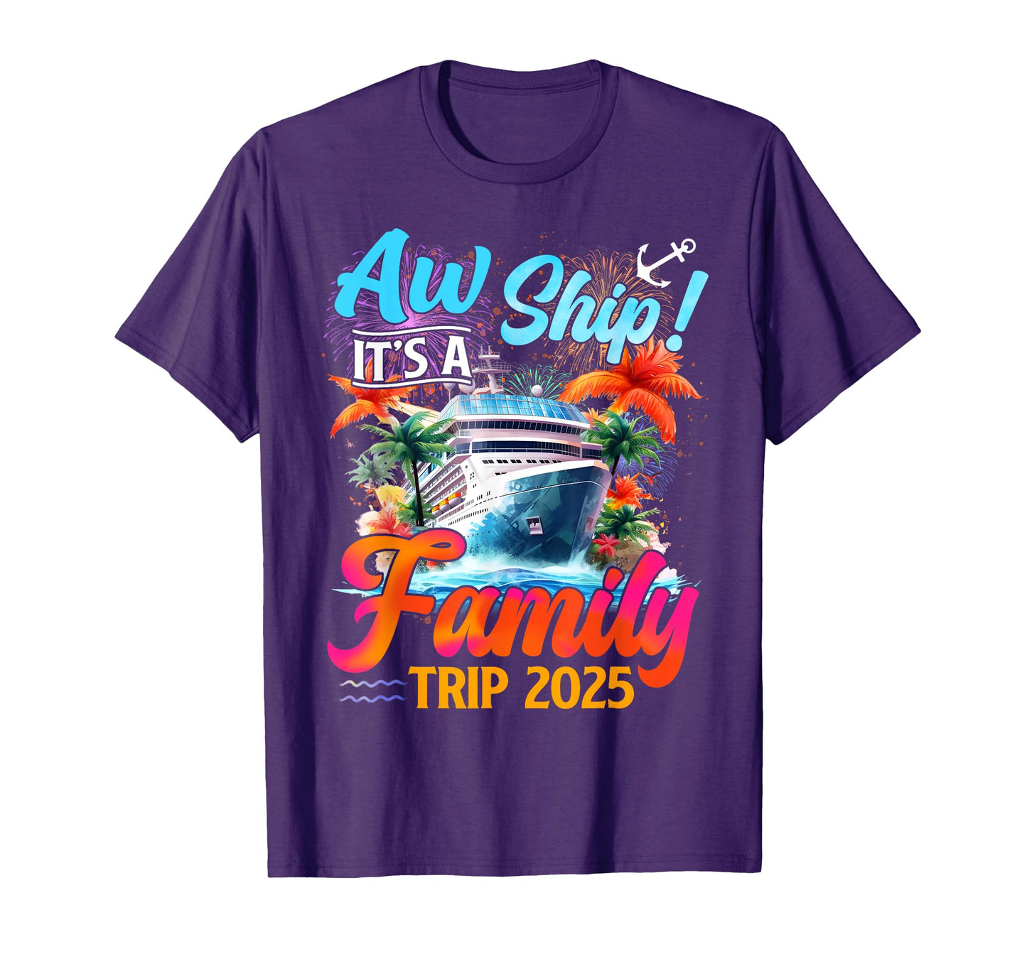 Funny Cruising Family Trip 2025 Family Matching Cruise Trip T-Shirt