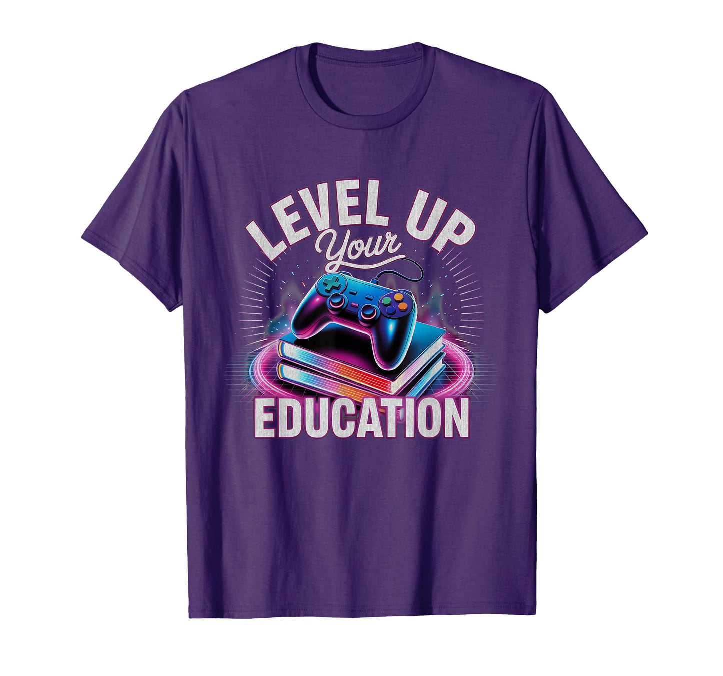 Level Up Your Education Gaming Teacher Student Learning Game T-Shirt