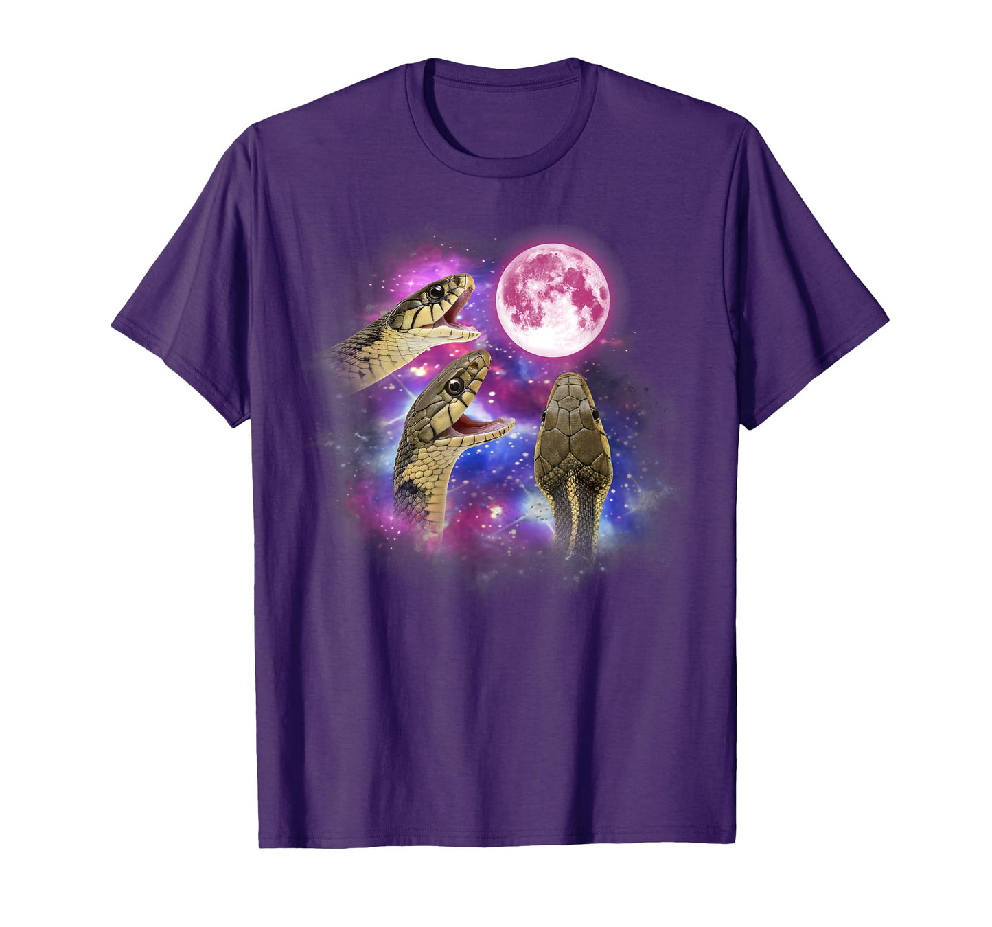 Garter snake Howling At The Moon Wildlife colorful Snake T-Shirt