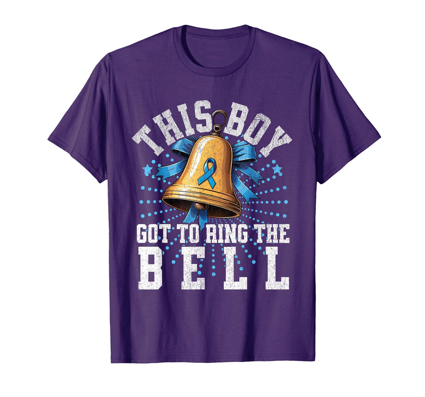 Cute Cancer Awareness Gift - This Boy Got To Ring The Bell T-Shirt