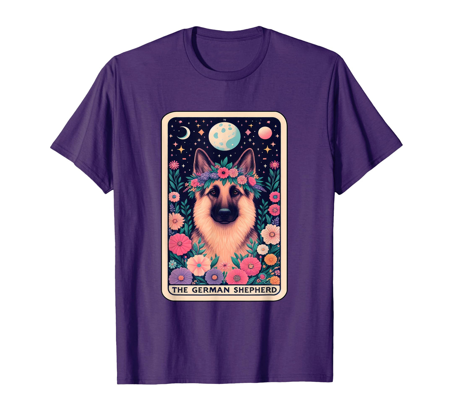 German Shepherd Tarot Card T-Shirt