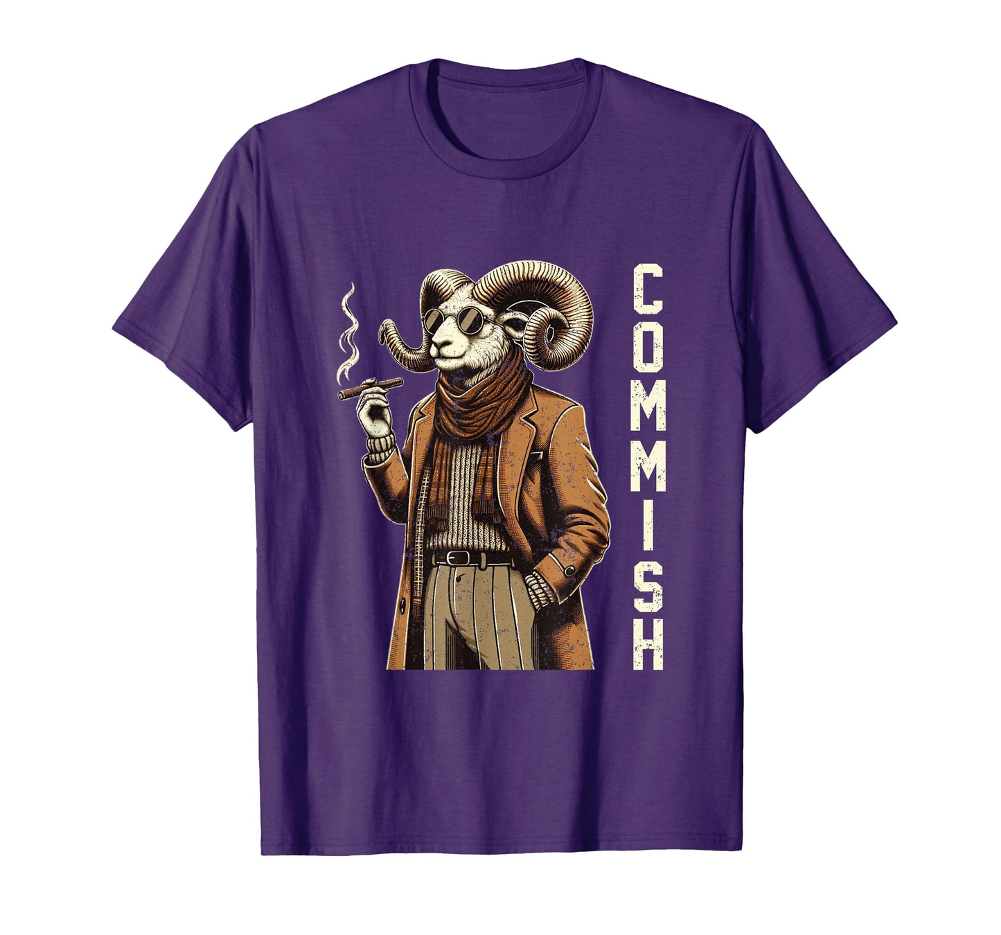 Fantasy Football Commissioner Funny Draft Goat Commish T-Shirt