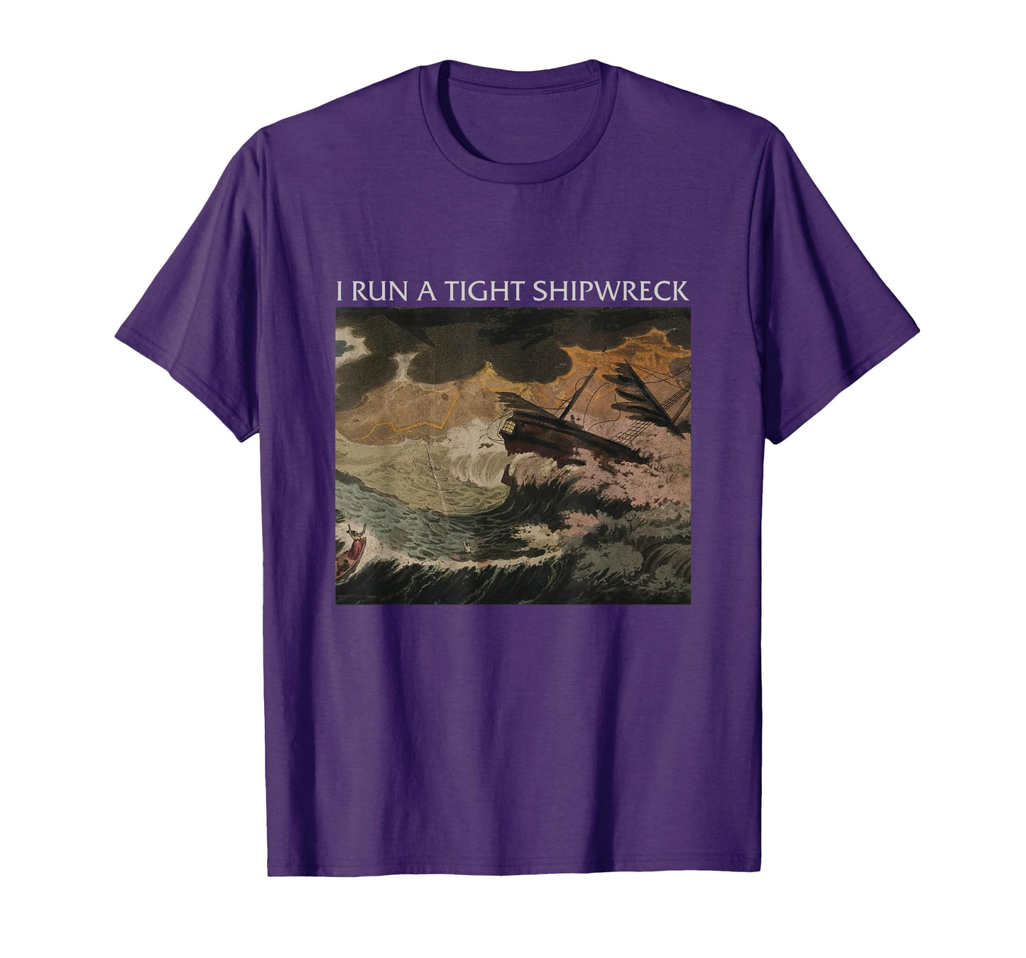 I Run Tight Shipwreck Homeschool Mama Cool Mom T-Shirt