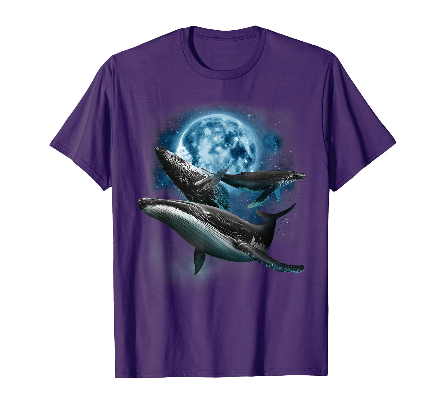 Humpback Whale Shirt - Howling at the Moon Humpback Whale T-Shirt