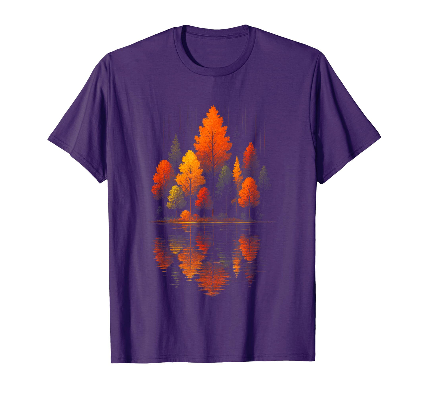 Autumn Trees - Forest Landscape Wildlife T-Shirt