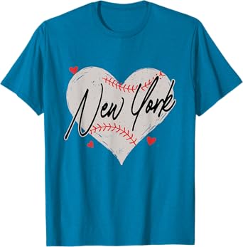 Vintage New York Heart Throwback Gifts For Men Women Kids T-Shirt
