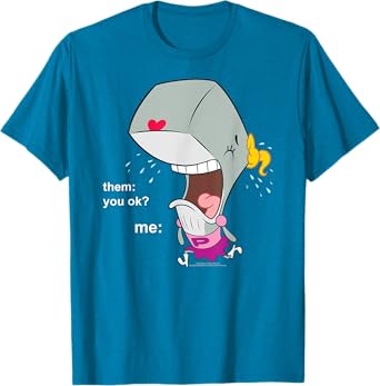 SpongeBob SquarePants Pearl Crying Meme Cartoon T-Shirt