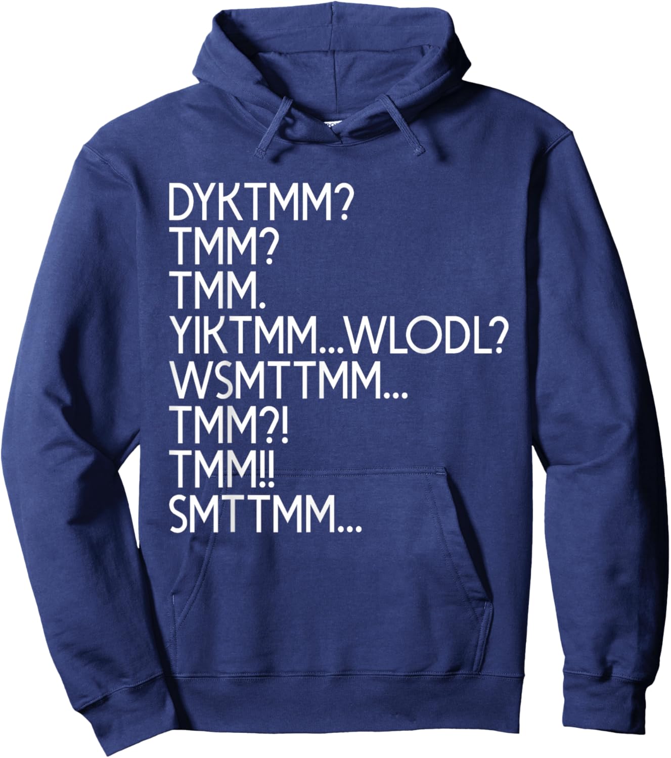 Do You Know The Muffin Man Shirt, DYKTMM T-Shirt Hoodie - Hoodie | Navy