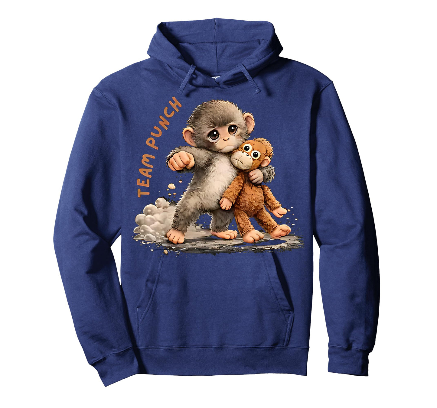 Team Punch - Baby Monkey Punch T-Shirt - Hoodie | Navy