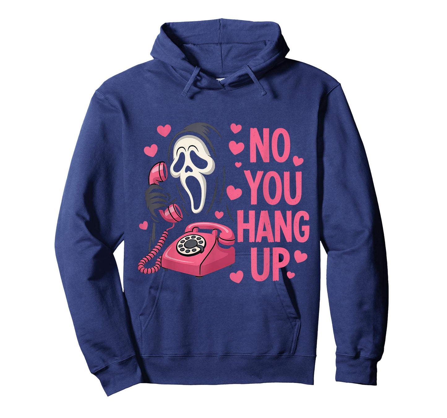 Funny Ghost Calling Halloween Scary Costume You Hang Up T-Shirt - Hoodie | Navy
