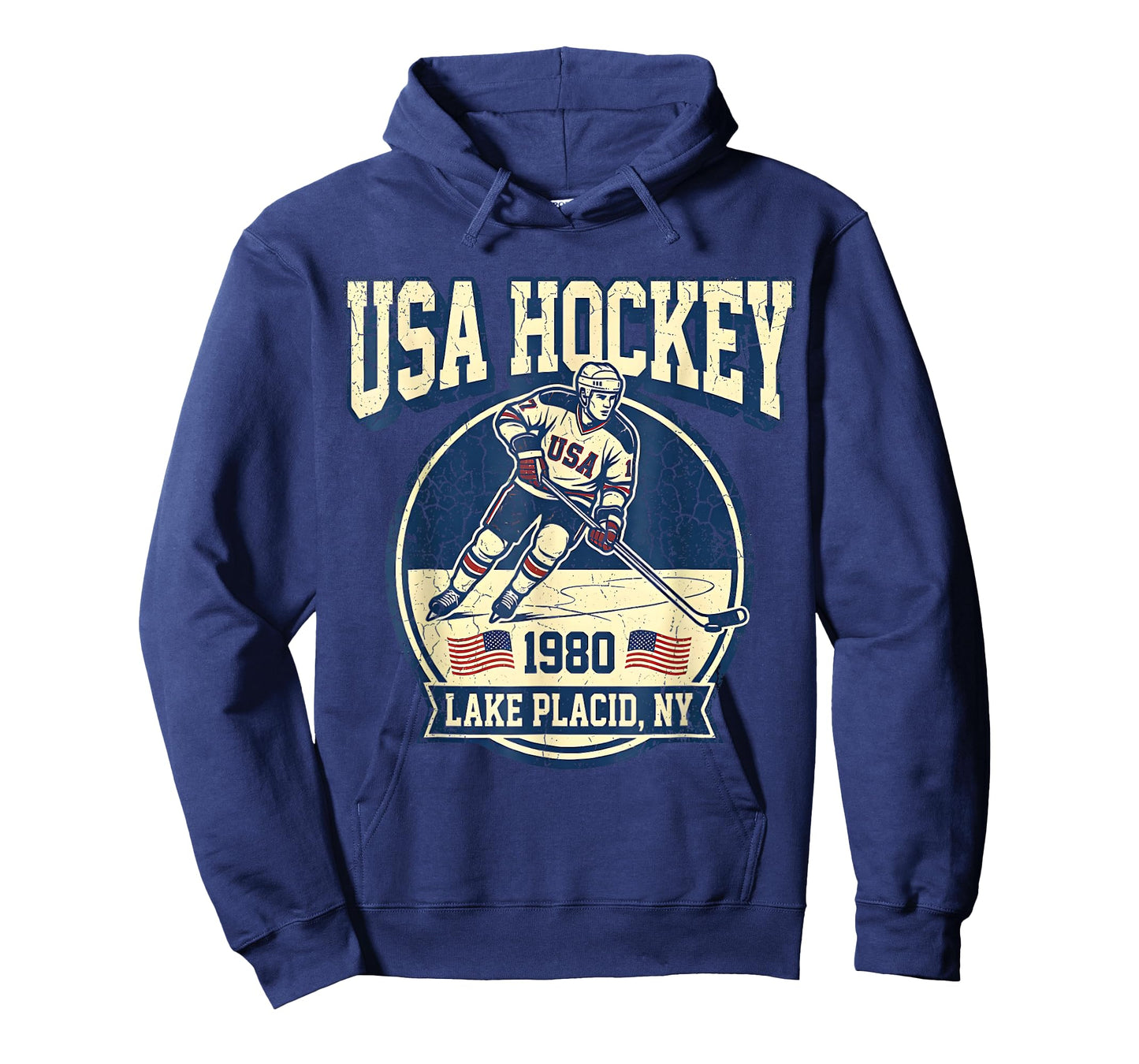 USA Hockey 1980 T-Shirt - Hoodie | Navy