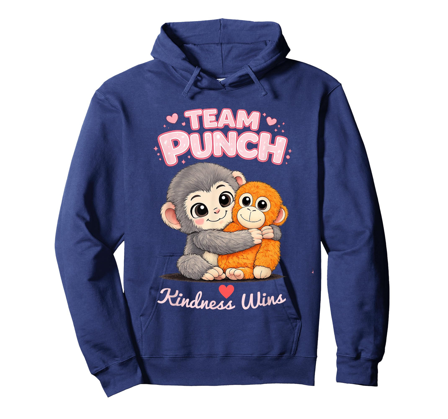 Punch The Monkey T-Shirt - Hoodie | Navy