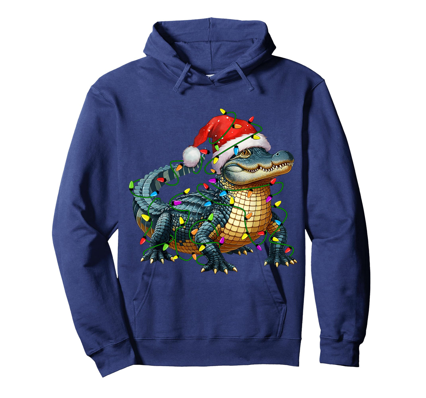 Alligator Santa Christmas Tree Lighting Xmas Funny T-Shirt