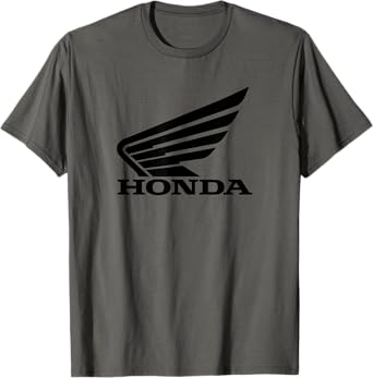 Honda Powersports Bold Vintage Black Logo T-Shirt