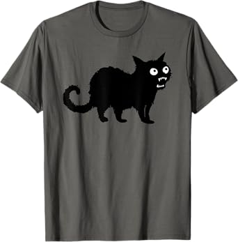 Funny Horrible Japanese Cat Men Women Kids T-Shirt