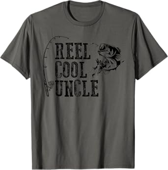 Uncle Fishing: Reel Cool Uncle Funny Gift T-Shirt