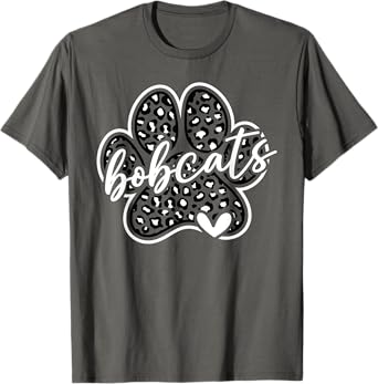 Vintage Bobcats Team Pride School Spirit Back To School T-Shirt