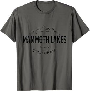 Original Mammoth Lakes California Sierra Nevada Mountains T-Shirt