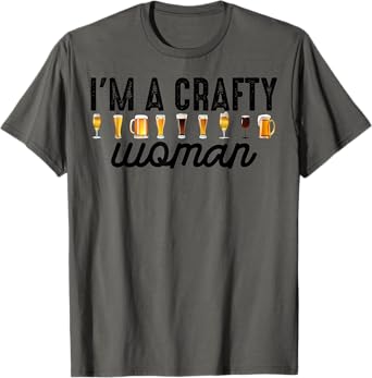 Funny Craft Beer Gift For Women Cool Beer Brewers Ladies T-Shirt