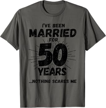 50th Wedding Anniversary - Married 50 Years Anniversary T-Shirt