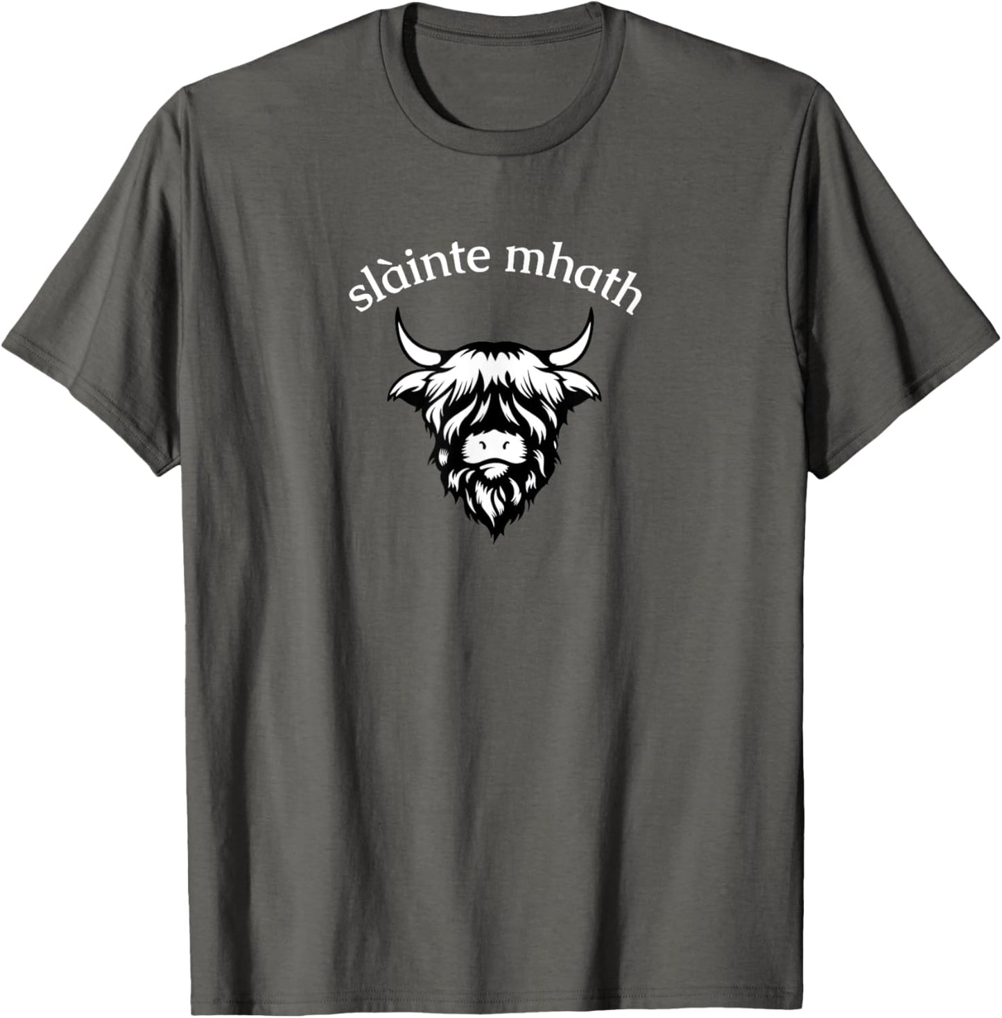 Slainte Mhath Highland Cow Scotland Cheers T-Shirt