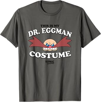 Sonic The Hedgehog Halloween This Is My Eggman Retro Costume T-Shirt