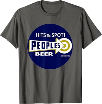 Vintage Wisconsin People's Beer logo T-Shirt