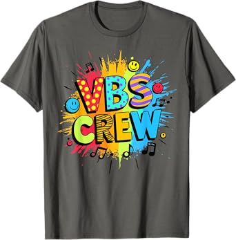 VBS Crew Sunday Music Choir Team Vacation Bible School Squad T-Shirt