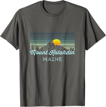 Mount Katahdin Retro Clothes & Gear Mount Katahdin Souvenir T-Shirt