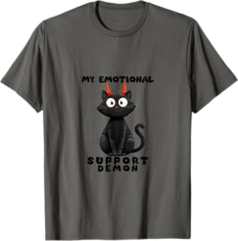 Emotional Support Demon – Cat Edition T-Shirt
