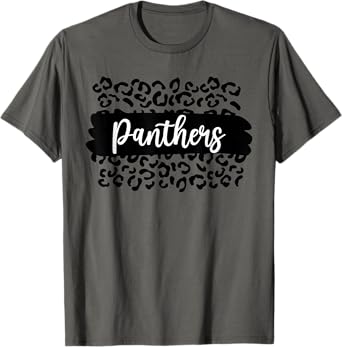 Vintage Panthers School Spirit Name Team Back To School T-Shirt
