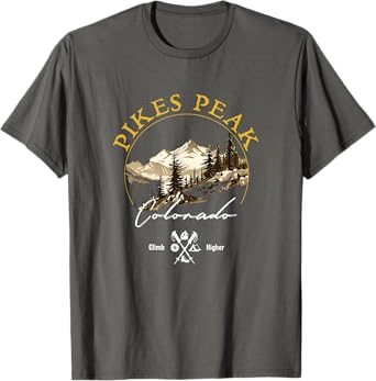 Pikes Peak Retro Vintage Apparel - Pikes Peak Souvenir T-Shirt
