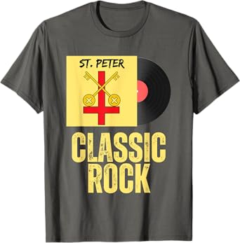Saint Peter Classic Rock Pun Record Album Apostle Catholic T-Shirt