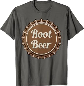Root Beer Fizzy Soda Water Bottle Lid T-Shirt