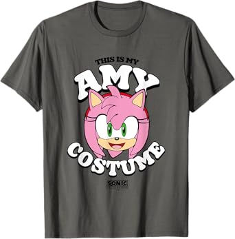 Sonic The Hedgehog Halloween This Is My Amy Costume T-Shirt