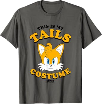 Sonic The Hedgehog Halloween This Is My Tails Costume T-Shirt