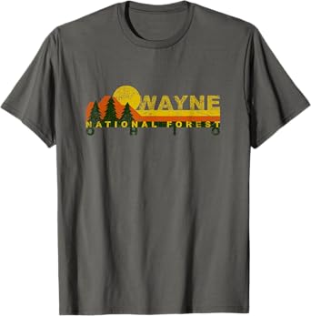 Wayne National Forest Vintage Retro T-Shirt