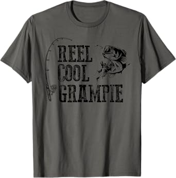 Grampie Fishing: Reel Cool Grampie Funny Gift T-Shirt